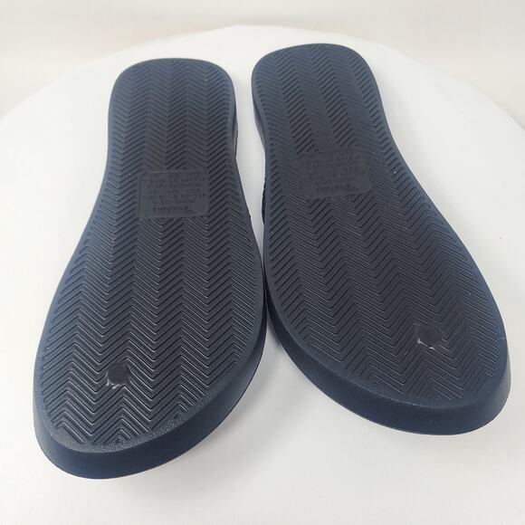 Archies Arch Support Flip Flops Men 13 Black Rubber Orthotic Sandals NWOT - Picture 12 of 13